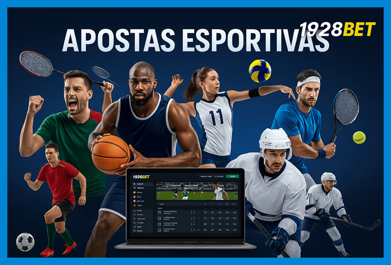 Aposte em apostas esportivas no cassino online 1928BET